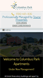 Mobile Screenshot of columbusparkapartments.com